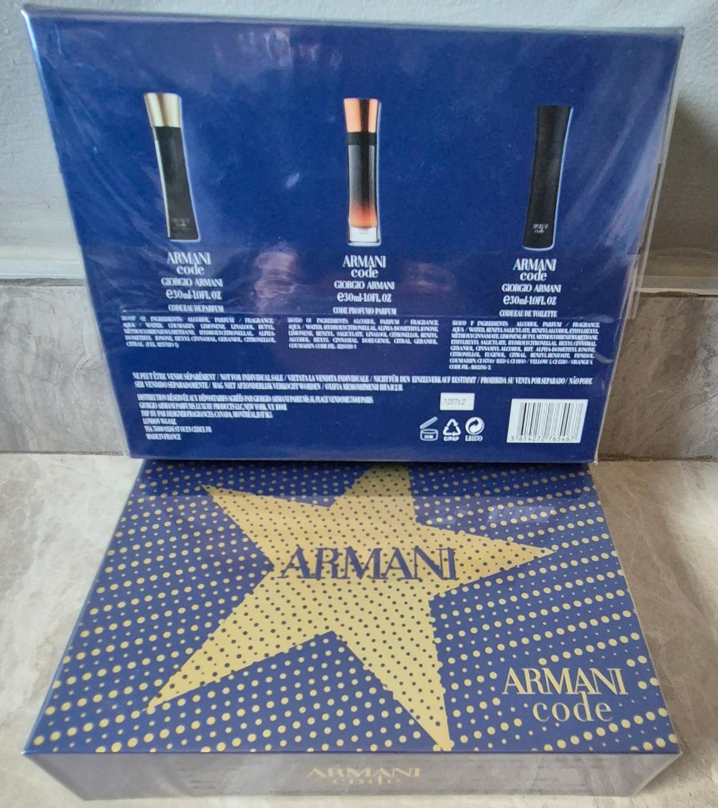 Giorgio Armani Code Set (3 x 30ml) - Perfume Hut