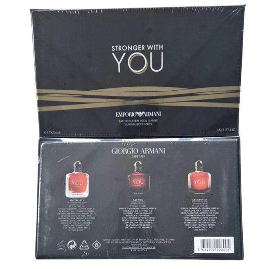 Emporio Armani Stronger With You Intensely/Parfum/Absolutely Set (3x35ml)