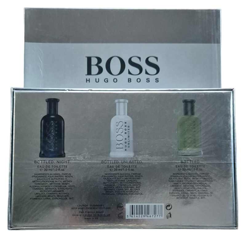 Hugo Boss Bottled Classic/Unlimited/Night Set (3x30ml)
