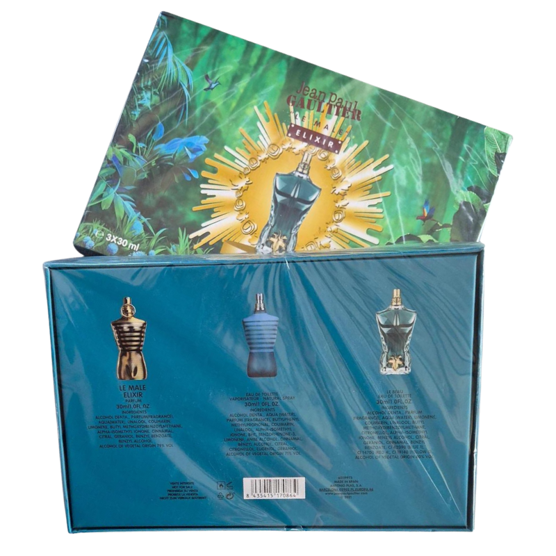 Jean Paul Gaultier EDT / Le Male Elixir / Le Beau Set (3x30ml)