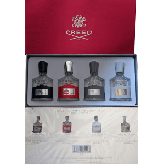 Creed Mini Gift Set For Men And Woman 4x30ml ( Red Box ) - Perfume Hut