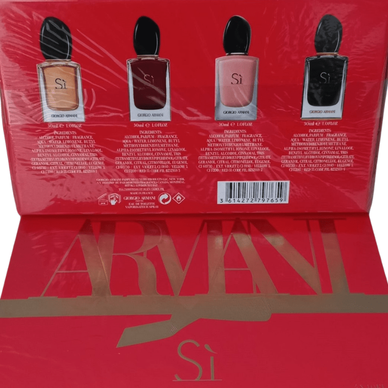 Giorgio Armani Si Gift Set For Women (4x30ml) - Perfume Hut