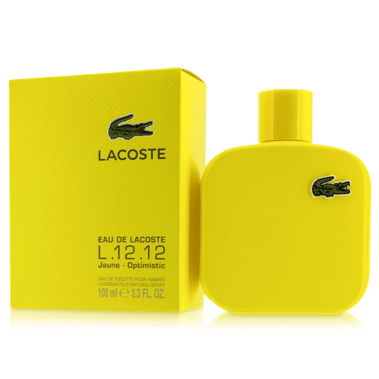 Lacoste L.12.12 Jaune Optimistic 100ml - Perfume Hut