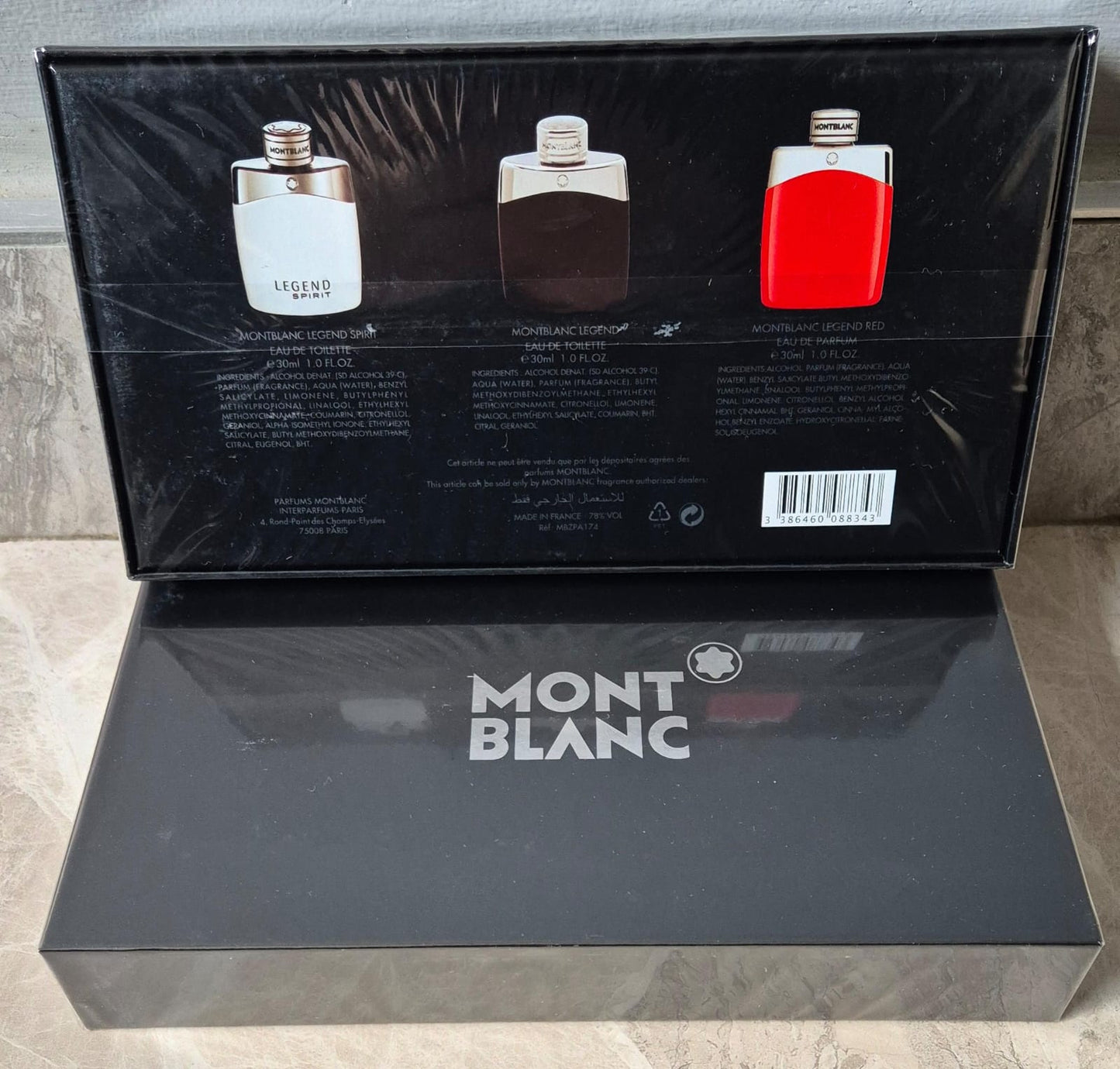 Mont Blanc Legend Set (3 x 30ml) - Perfume Hut